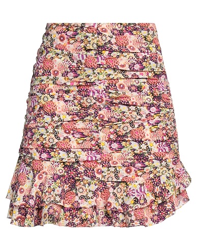 ISABEL MARANT Minigonna Corallo 91% Seta, 9% Poliestere
