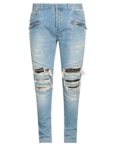 BALMAIN Denim pants Blue 98% Cotton, 2% Elastane