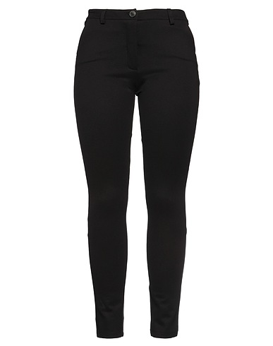 CELEBRITIES TRICOT Casual trouser Black 70% Viscose, 25% Polyamide, 5% Elastane
