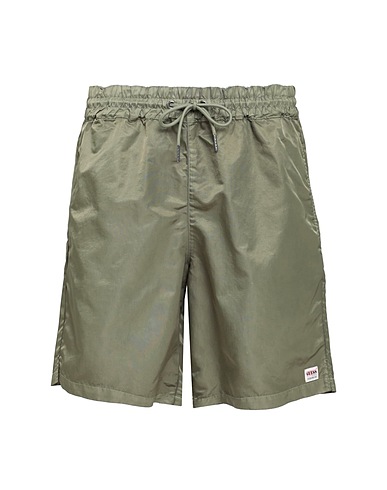 GUESS Shorts & Bermuda Military green 100% Polyamide