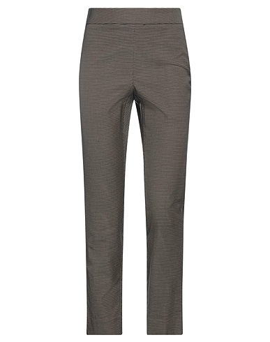 SANDRO FERRONE Casual trouser Khaki 42% Polyamide, 38% Polyester, 20% Viscose