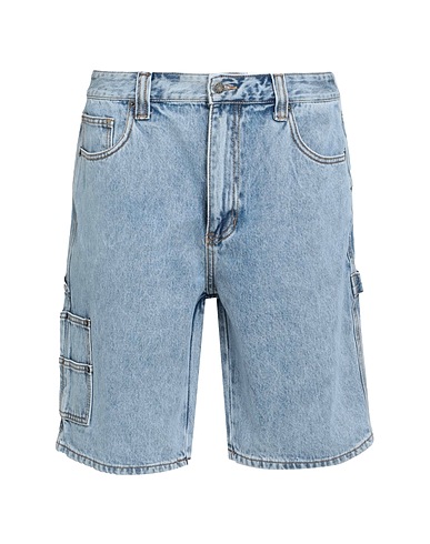 GUESS Denim shorts Blue 100% Cotton