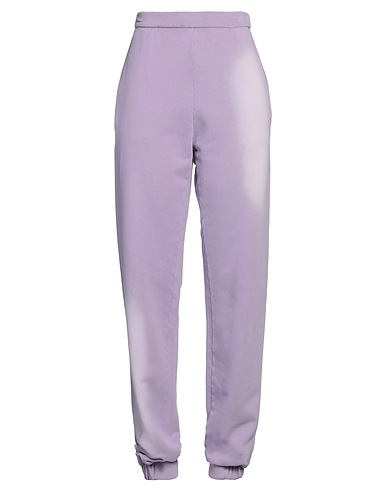 THE ATTICO Casual trouser Lilac 100% Cotton