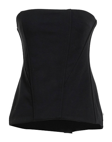 VETEMENTS Top Nero 100% Cotone