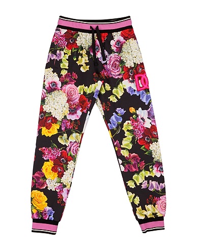 DOLCE&GABBANA Casual trouser Black 100% Cotton, Polyester, Viscose