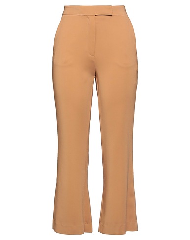 SIMONA CORSELLINI Casual trouser Brown 96% Viscose, 4% Elastane