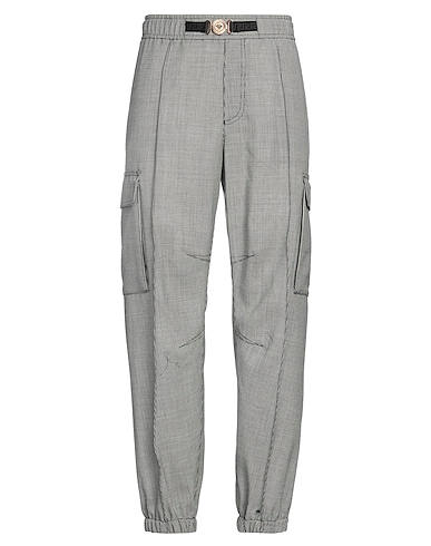 VERSACE Cargohose Elfenbein 100% Wolle, Polyamid