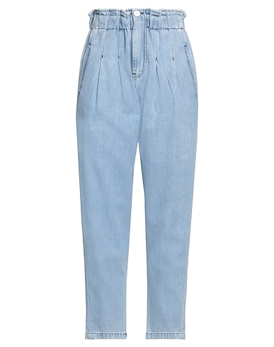 NOIR'N'BLEU Denim trousers Blue 100% Cotton