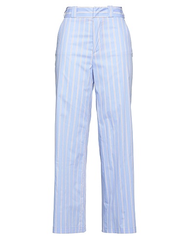MERCI ITALIA Casual trouser Light blue 71% Cotton, 25% Polyamide, 4% Elastane