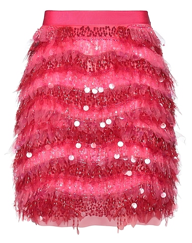 ELISABETTA FRANCHI Minirock Fuchsia 70% Baumwolle, 23% Polyester, 7% Andere Fasern, Polyamid, Elastan