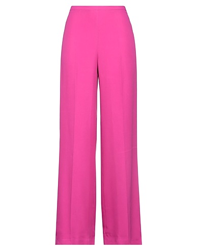 FORTE_FORTE Casual trouser Mauve 57% Acetate, 43% Viscose