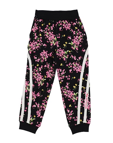 MONNALISA Casual trouser Black 95% Cotton, 5% Elastane