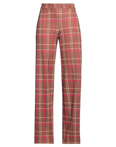 CORTE dei GONZAGA Casual trouser Chocolate brown 69% Polyester, 30% Viscose, 1% Elastane