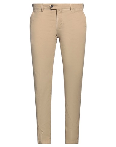BE ABLE Casual trouser Beige 98% Cotton, 2% Elastane