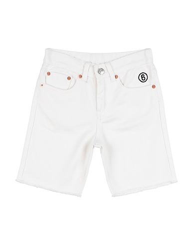 MM6 MAISON MARGIELA Shorts & Bermuda White 100% Cotton