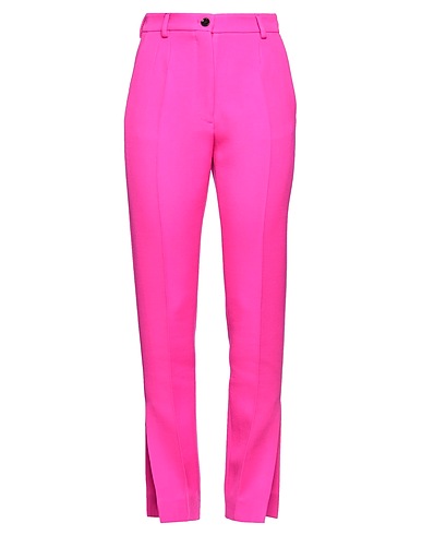 DOLCE&GABBANA Casual pants Fuchsia 100% Virgin Wool