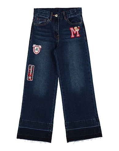 MONNALISA Denim trousers Blue 92% Cotton, 8% Other Fibres