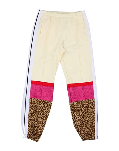 PALM ANGELS Casual trouser Ivory 63% Polyester, 37% Cotton