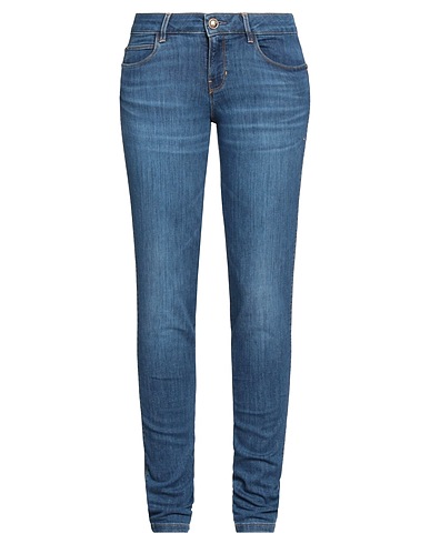 GUESS Denim trousers Blue 70% Cotton, 17% Polyester, 11% Lyocell, 2% Elastane