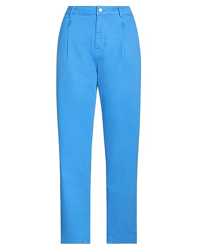 ESSENTIEL ANTWERP Denim trousers Azure 100% Cotton