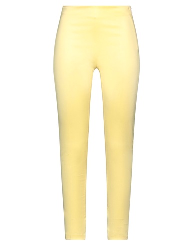 CRISTINAEFFE Casual trouser Pastel yellow 65% Viscose, 30% Nylon, 5% Elastane