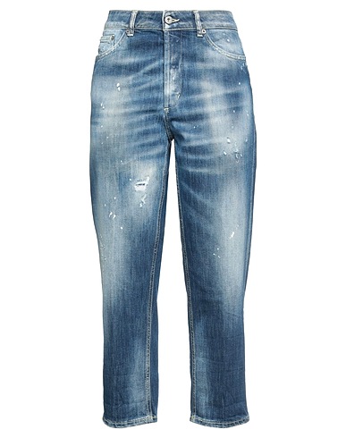 DONDUP Denim pants Blue 89% Cotton, 11% Elastomultiester