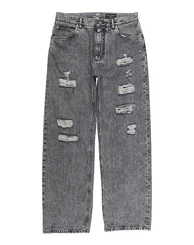 DOLCE&GABBANA Pantaloni jeans Nero 100% Cotone