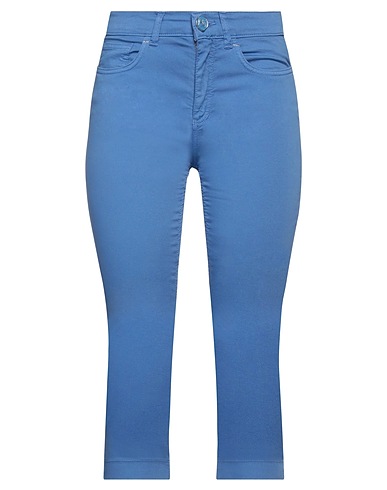 ELISA CAVALETTI by DANIELA DALLAVALLE Casual trouser Pastel blue 97% Cotton, 3% Elastane
