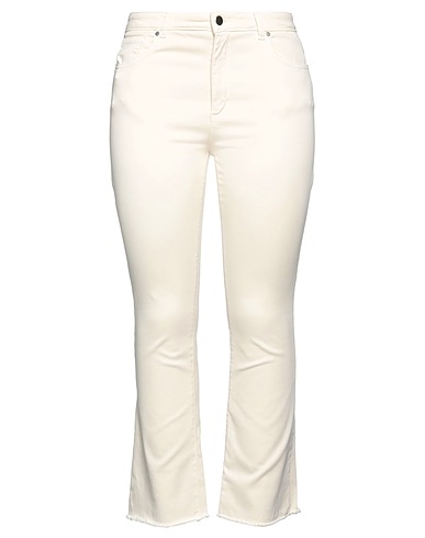 D.EXTERIOR Pantalone Panna 98% Cotone, 2% Elastan