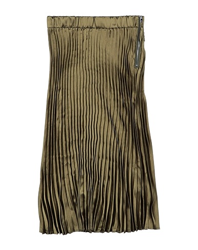 REPLAY & SONS Skirt Military green 100% Polyester