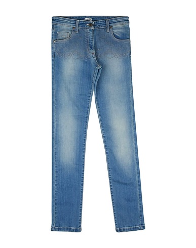 BYBLOS Denim trousers Blue 98% Cotton, 2% Elastane