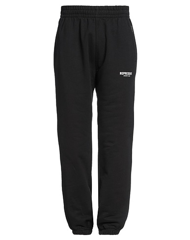 REPRESENT Pantalone Nero 100% Cotone