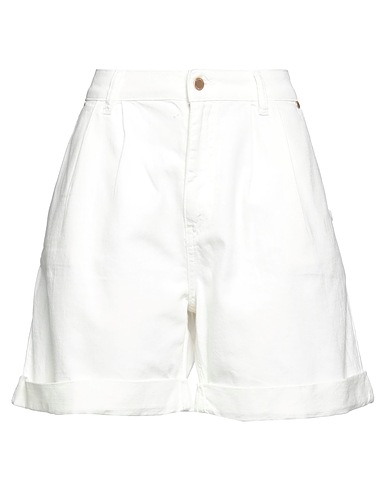 ESSENTIEL ANTWERP Shorts jeans Bianco 100% Cotone