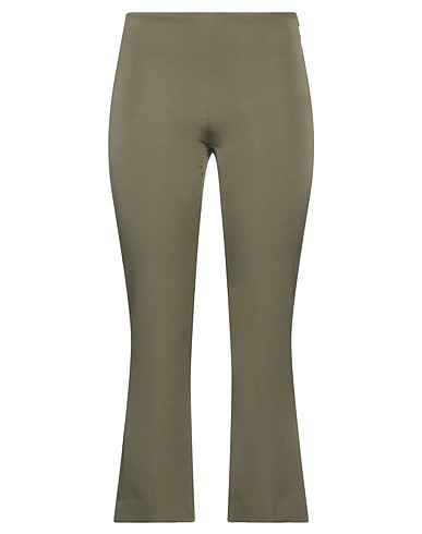BOUTIQUE de la FEMME Casual trouser Military green 88% Polyester, 12% Elastane