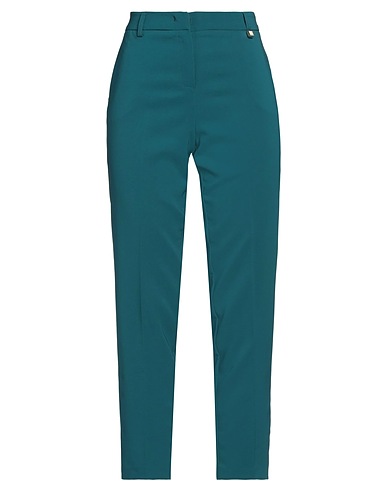 LUCKYLU  Milano Casual pants Deep teal 93% Polyester, 7% Elastane