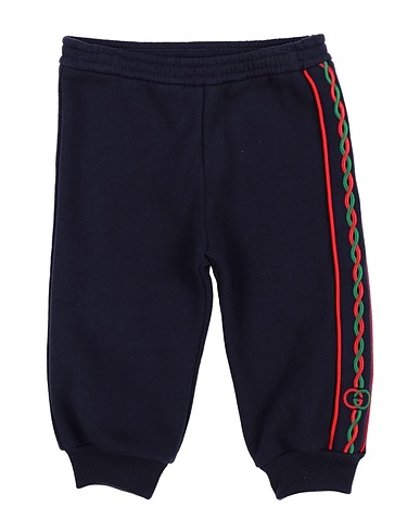 GUCCI Casual trouser Blue 100% Cotton, Polyester