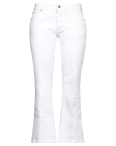 DSQUARED2 Bootcut Jeans White 97% Cotton, 3% Elastane