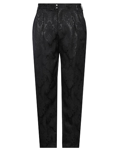 SAINT LAURENT Casual παντελόνι Μαύρο 83% Βισκόζη, 17% Μετάξι