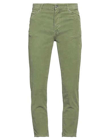 DEPARTMENT 5 Casual pants Sage green 98% Cotton, 2% Elastane
