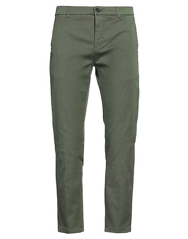 DEPARTMENT 5 Casual trouser Military green 98% Cotton, 2% Elastane