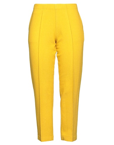 BRUNO MANETTI Pantalon Jaune-orange 100% Laine