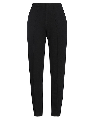 BRUNO MANETTI Casual pants Black 100% Wool