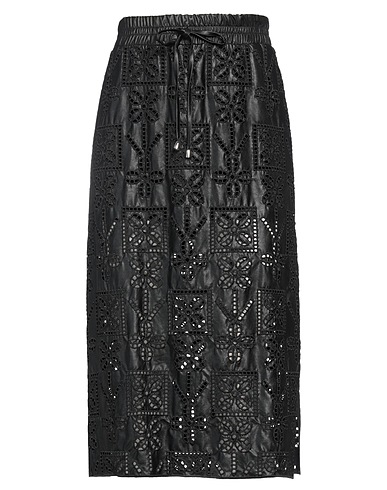 ERMANNO FIRENZE Midi skirt Black 100% Polyester