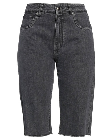 SEMICOUTURE Denim trousers Black 100% Cotton