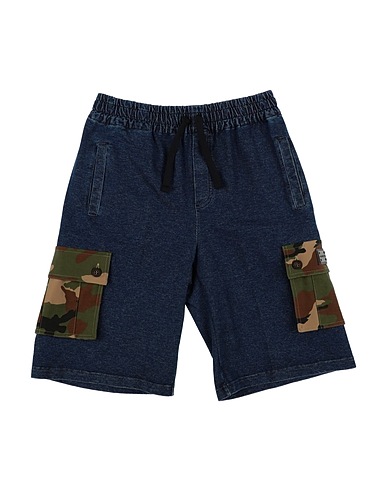 DOLCE&GABBANA Shorts & Bermuda Blue 95% Cotton, 5% Elastane