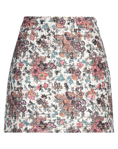 LIU •JO Mini skirt Ivory 100% Polyester