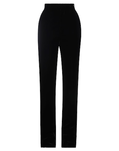 SAINT LAURENT Casual trouser Black 65% Viscose, 35% Cupro