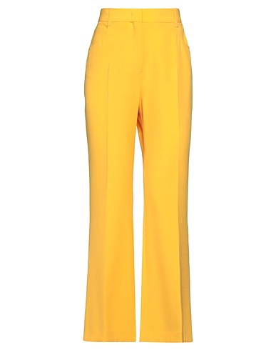 STELLA McCARTNEY Pantalone Giallo ocra 53% Poliestere, 43% Lana, 4% Elastan