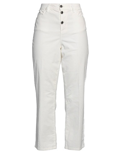 LIU •JO Pantalone Bianco 97% Cotone, 3% Elastan