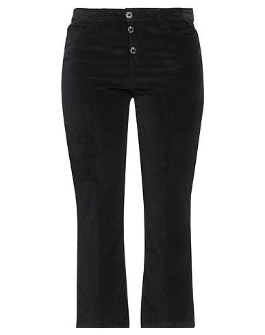 LIU •JO Casual trouser Black 97% Cotton, 3% Elastane